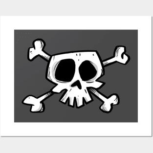 Skull- By Skipper Richard Wallace Posters and Art
